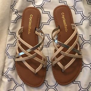 Sandals. Brand new, never worn. 7 1/2